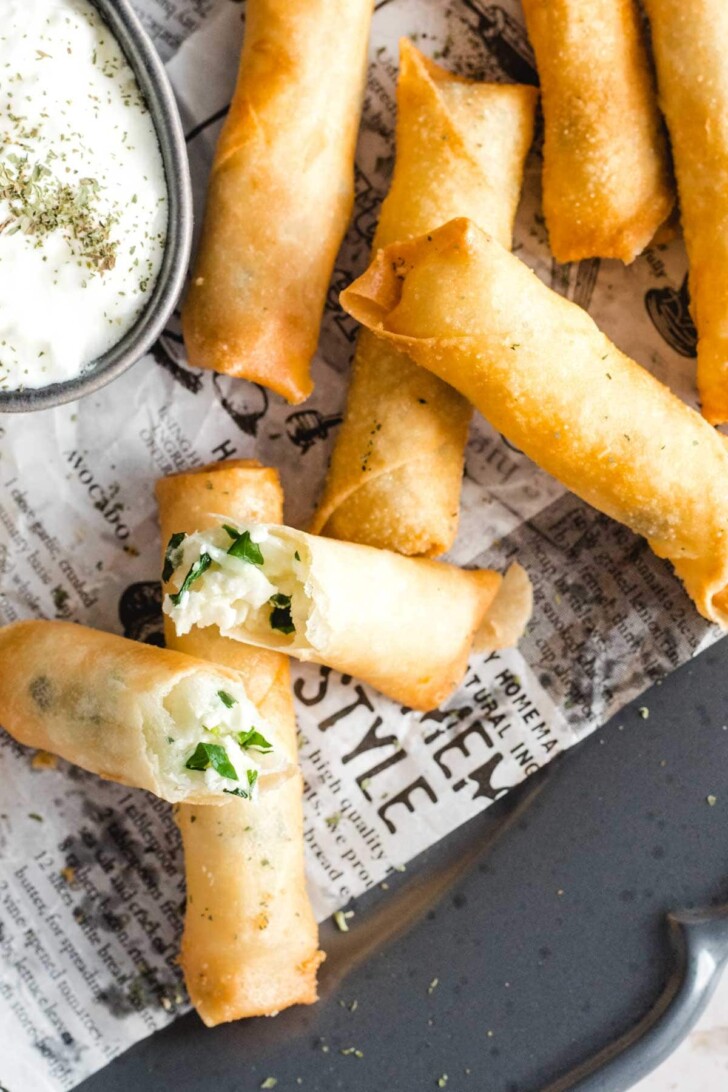 Sigara Boregi (Crispy Cheese Rolls) - Hungry Paprikas
