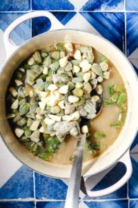 Bamiyah Okra Stew (Middle Eastern Bamya Recipe) - Hungry Paprikas