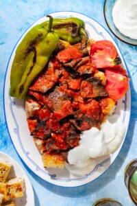 Easy Turkish Iskender Kebab - Hungry Paprikas