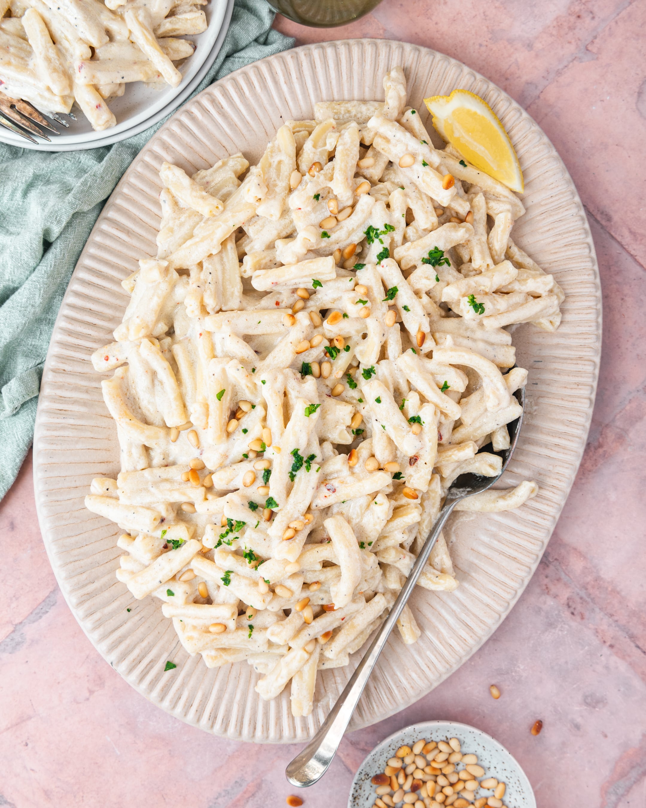 20-Min Creamy Tahini Pasta